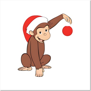 Curious George Natal Posters and Art